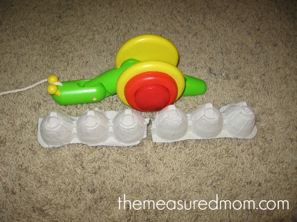 measuring toy snail