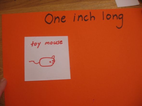 child holding chart