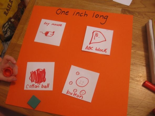 child with chart