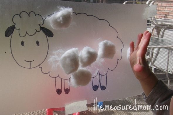 sticky lamb craft