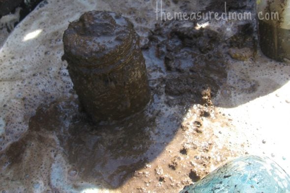 muddy jars