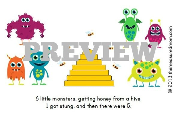 monster book printable (preview)
