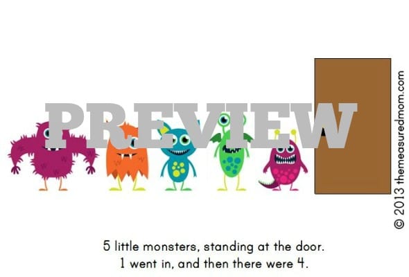 monster book printable (preview)