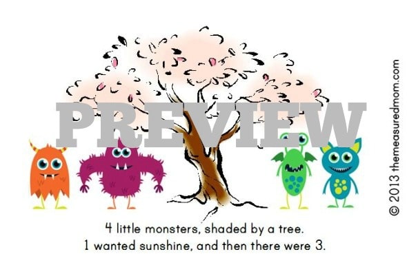 monster book printable (preview)