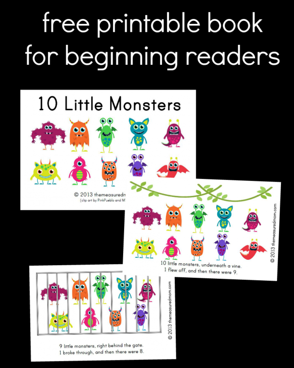 Check out this adorable FREE printable book for early readers! 