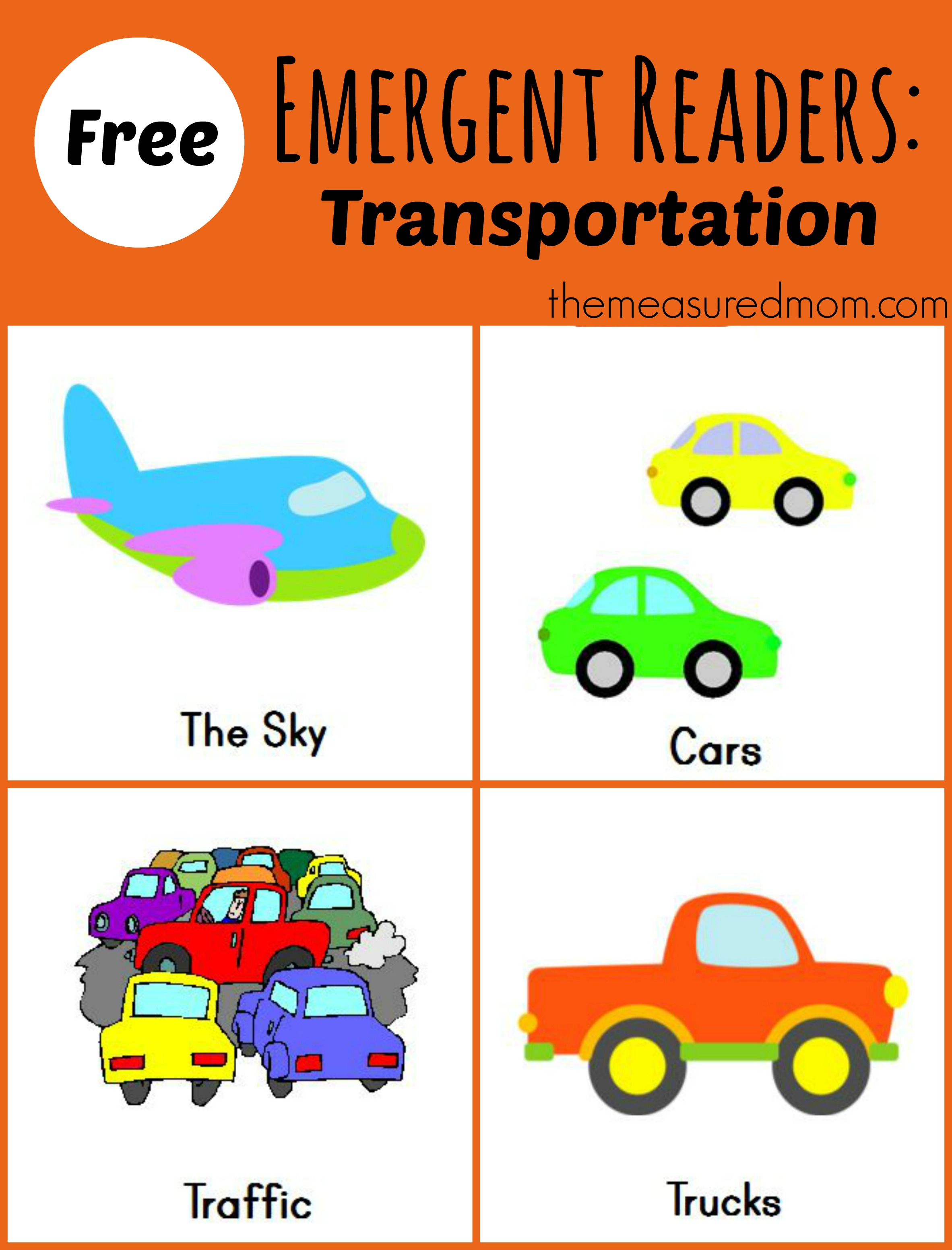 pdf worksheet phonics g Transportation! Free Emergent (sight Printable Readers: