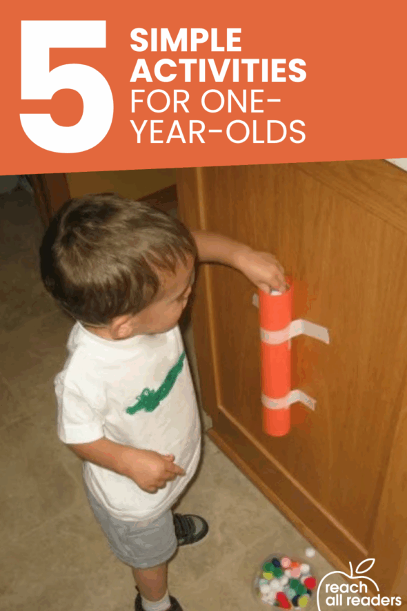 Looking for activities for one year olds? These 5 toddler activities kept our 18 month old busy and happy!
