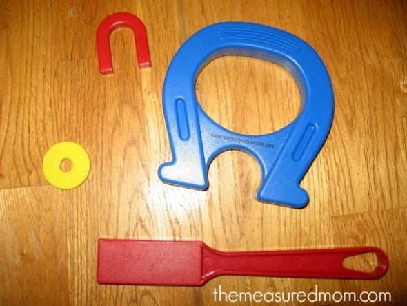 Check out our simple sensory fun for learning about magnets - just right for preschoolers and kindergartners!