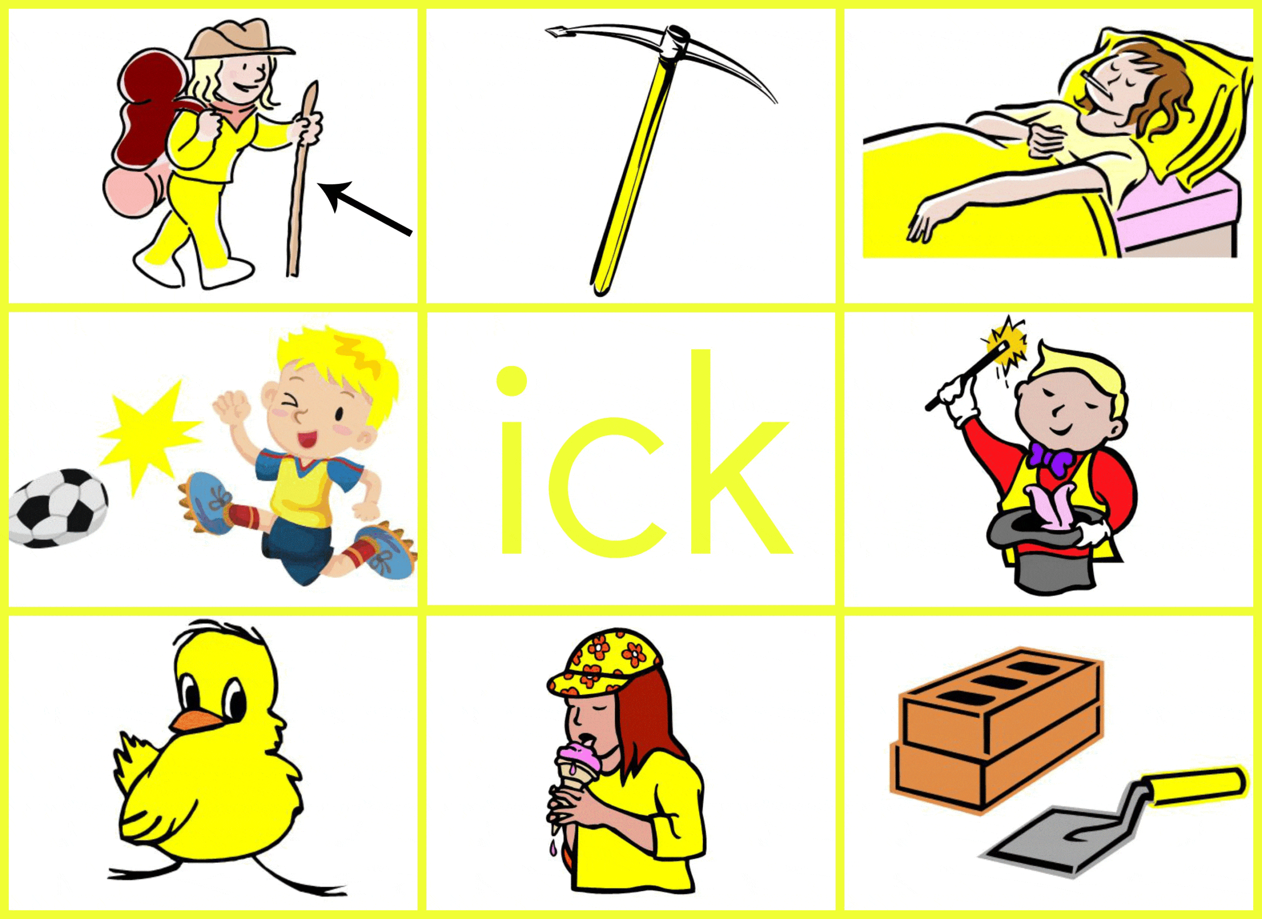 Check out these great reading mats for teaching short i - part of The Measured Mom's growing collection of free word family printables!