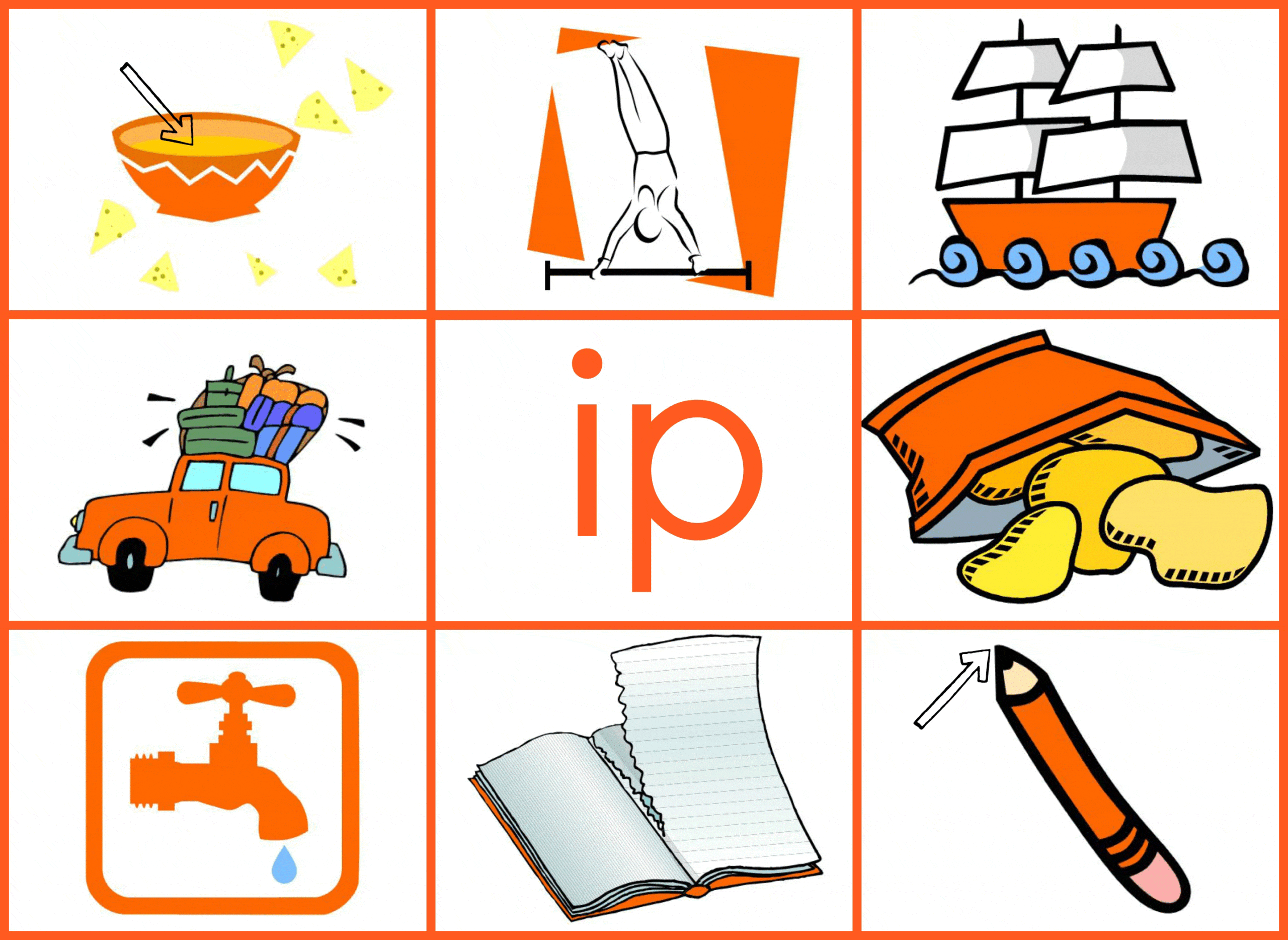 Check out these great reading mats for teaching short i - part of The Measured Mom's growing collection of free word family printables!
