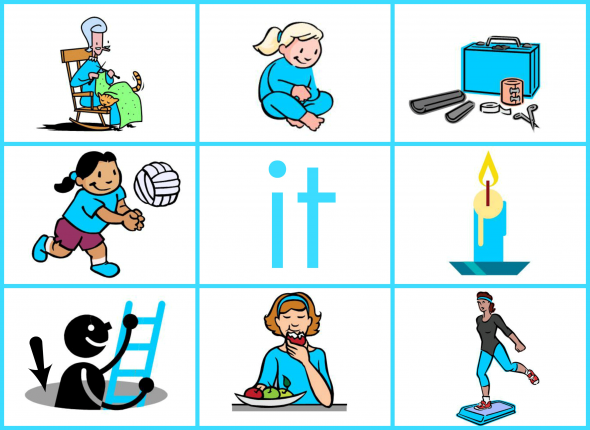 Check out these great reading mats for teaching short i - part of The Measured Mom's growing collection of free word family printables!