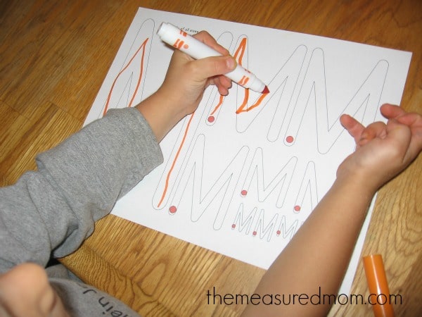 fun handwriting practice for preschoolers (7) - the measured mom