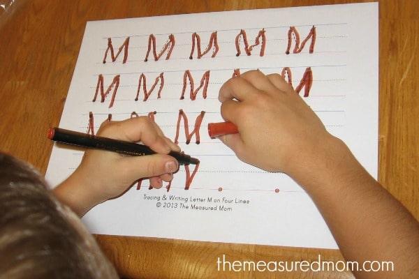 fun handwriting practice for preschoolers (9) - the measured mom