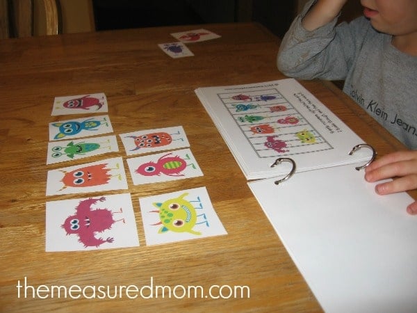 Check out this giant round-up of FREE monster math activities for kids from preschool-grade 1!
