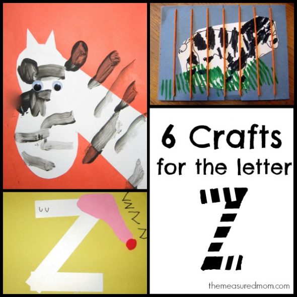 Looking for some crafts for letter Z for your preschoolers? We've got six great ideas right here!