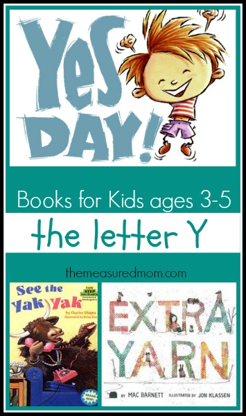 Letter Y Book List - the measured mom
