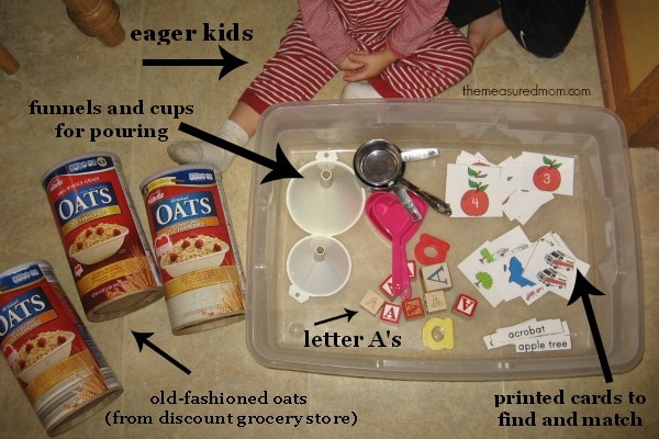teach short a with sensory play (1) - the measured mom
