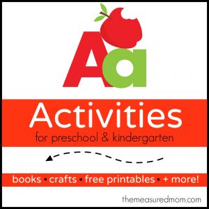 Letter A Activities - the measured mom