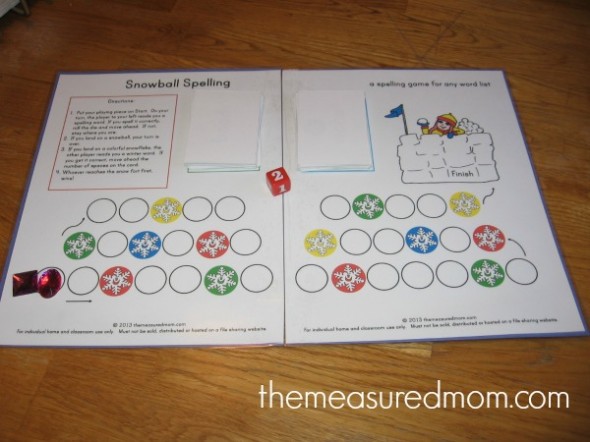 Check out this free winter spelling activity - use with any word list for kids from grades 1-4!