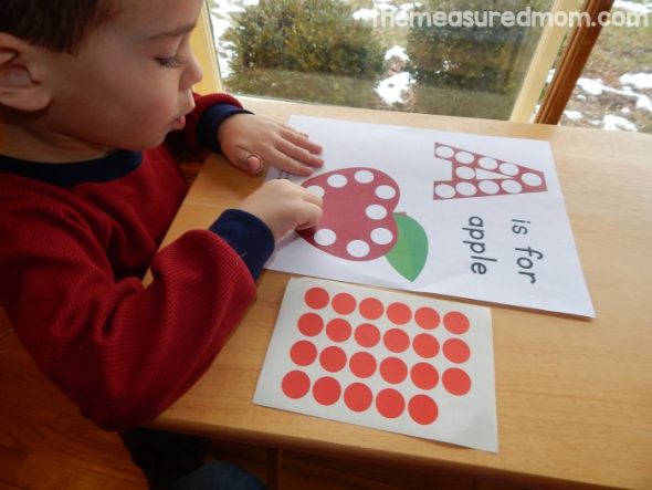 Get a free letter A printable for your toddler or preschooler.