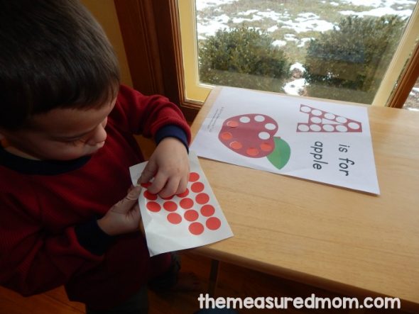 Get a free letter A printable for your toddler or preschooler.