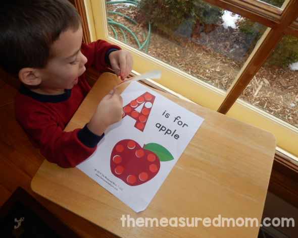 Get a free letter A printable for your toddler or preschooler.