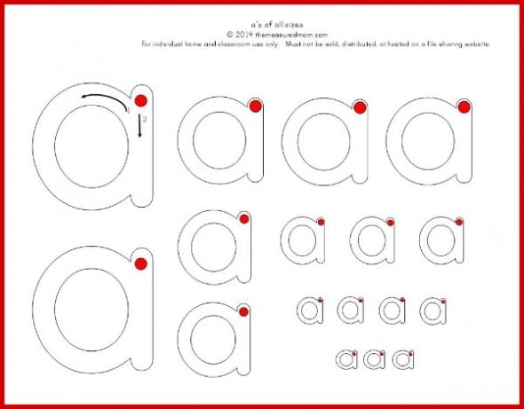 Looking for free handwriting pages for preschoolers? Get a complete set of beginning pages here!