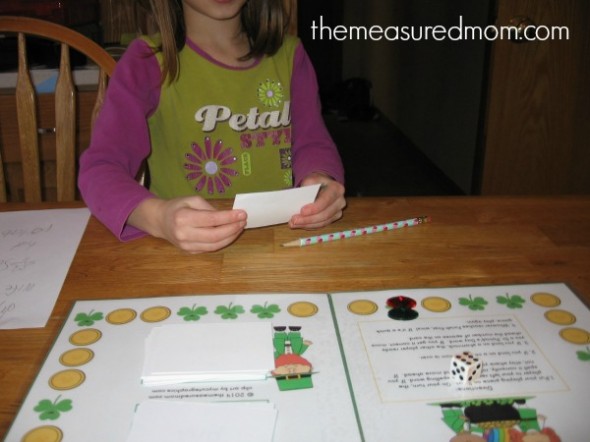 Looking for a St. Patrick's Day spelling activity? Print this game for free -- and use it for any word list!