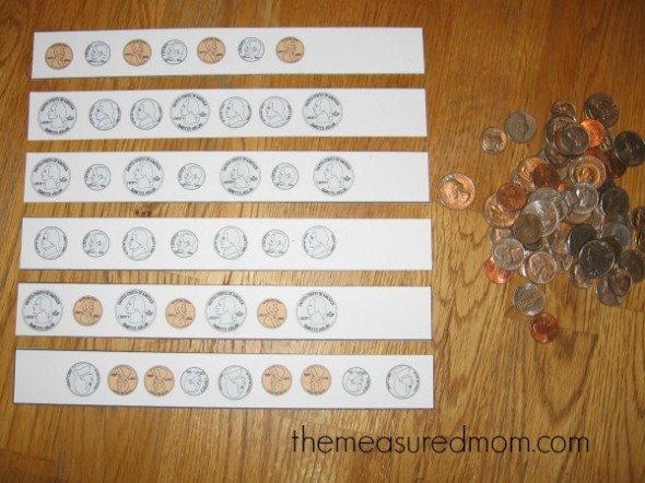 What a fun collection of coin activities for preschool, kindergarten, and first grade! 