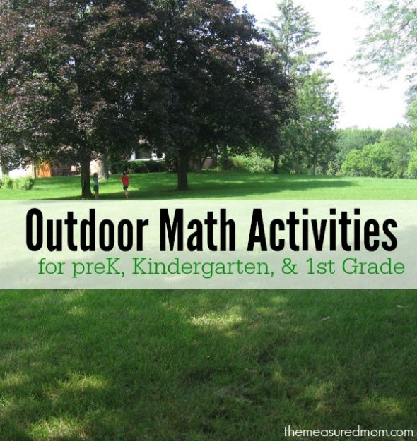 outdoor math activities for kids