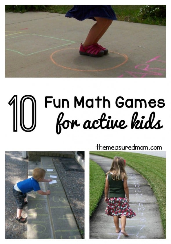 These fun math activities for kids are perfect for the preschooler who loves to move!