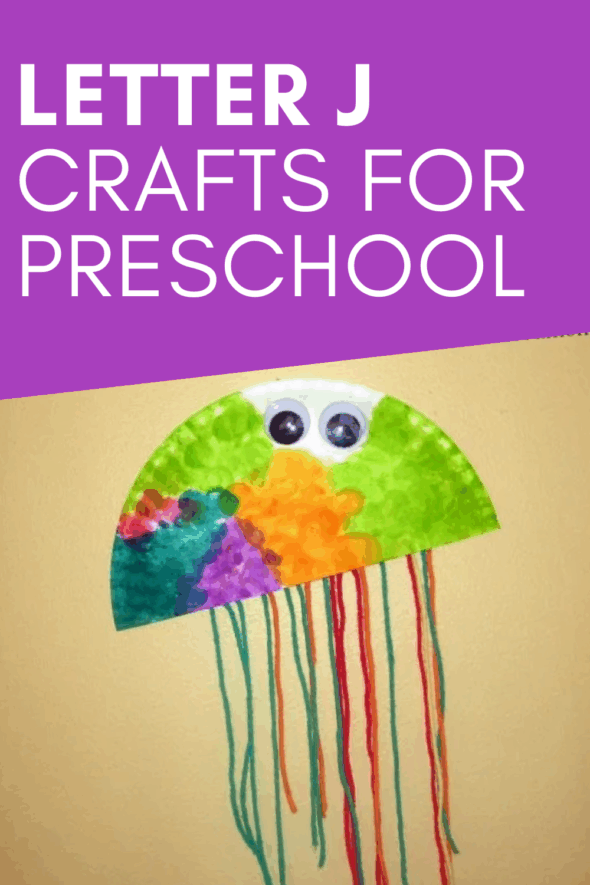 Check out our five fun letter J crafts for preschoolers! The paper plate jellyfish was our favorite.