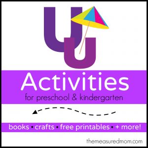 Letter U Activities - the measured mom
