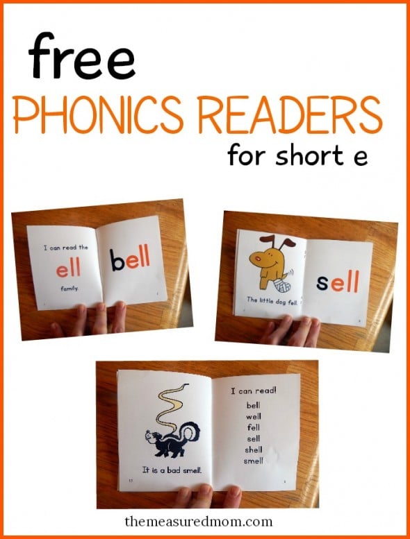 free phonics readers for short e