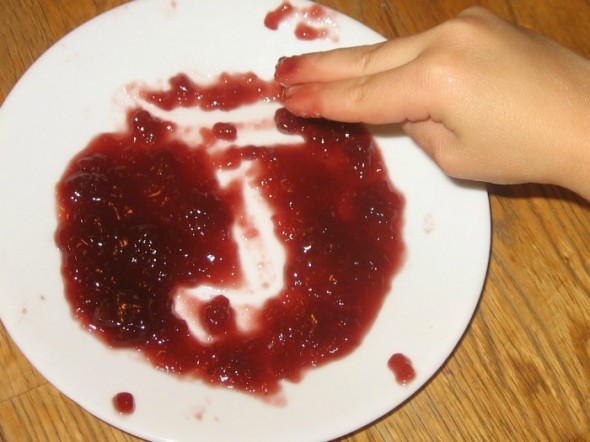 letter J in jam