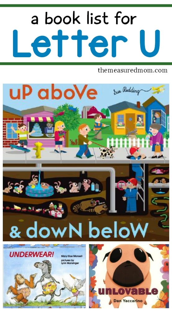 letter U books