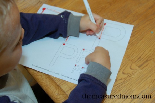 letter formation 10