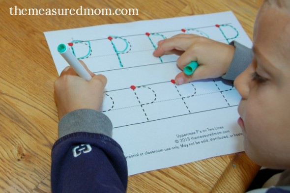 letter formation 8