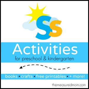 Letter S Activities - the measured mom