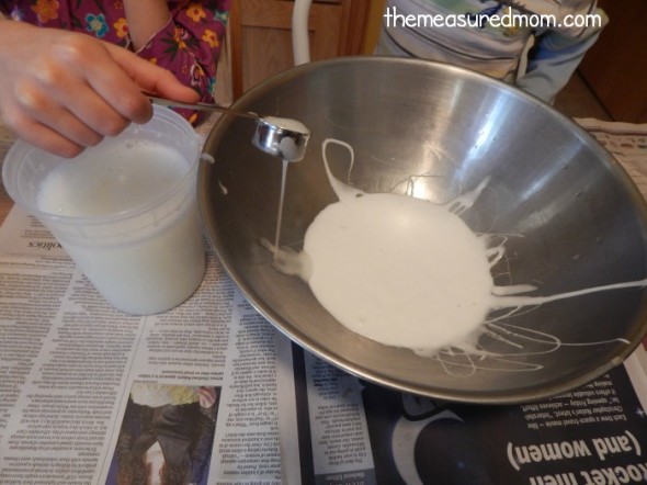 making slime 3