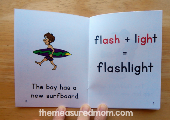 Teach kids to read compound words with these five FREE books! 