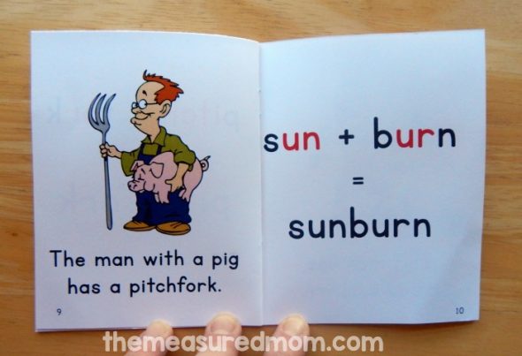 Teach kids to read compound words with these five FREE books! 