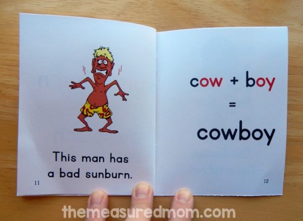 Teach kids to read compound words with these five FREE books! 