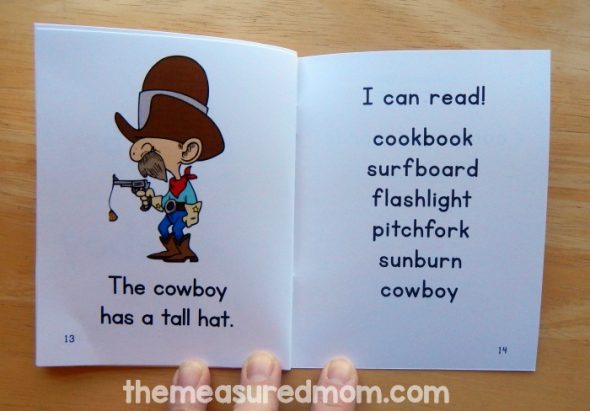 Teach kids to read compound words with these five FREE books! 