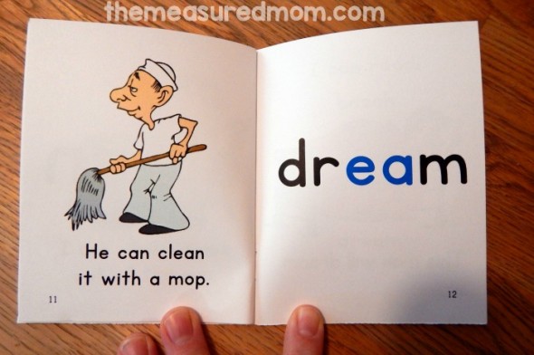 These printable phonics books teach oa words, ie words, ea words, and ow words. 