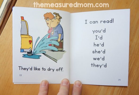 These free printable books are perfect to read alongside your contractions activities! 