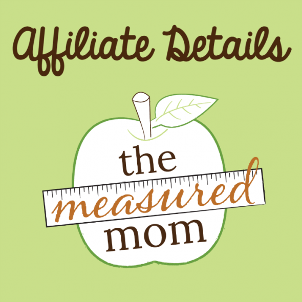 affiliate details for the measured mom