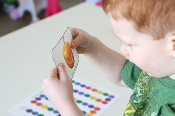 This free letters and sounds game is awesome. Choose the letters and sounds you want to practice, print the cards, and label the game board. Love that you can differentiate! 