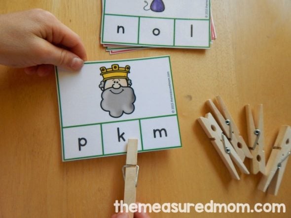 These alphabet cards are a great letter sounds activity for preschool. Plus, they come in an easy and more challenging set for a total of 52 free cards! 