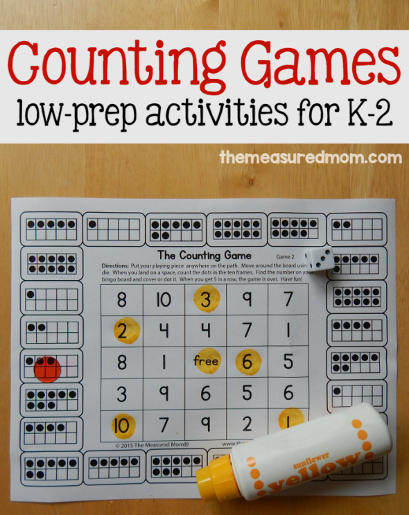 free counting games for K-2